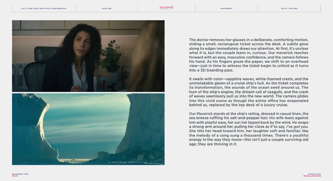 Educational portfolio preview about how to make movies from a video production agency